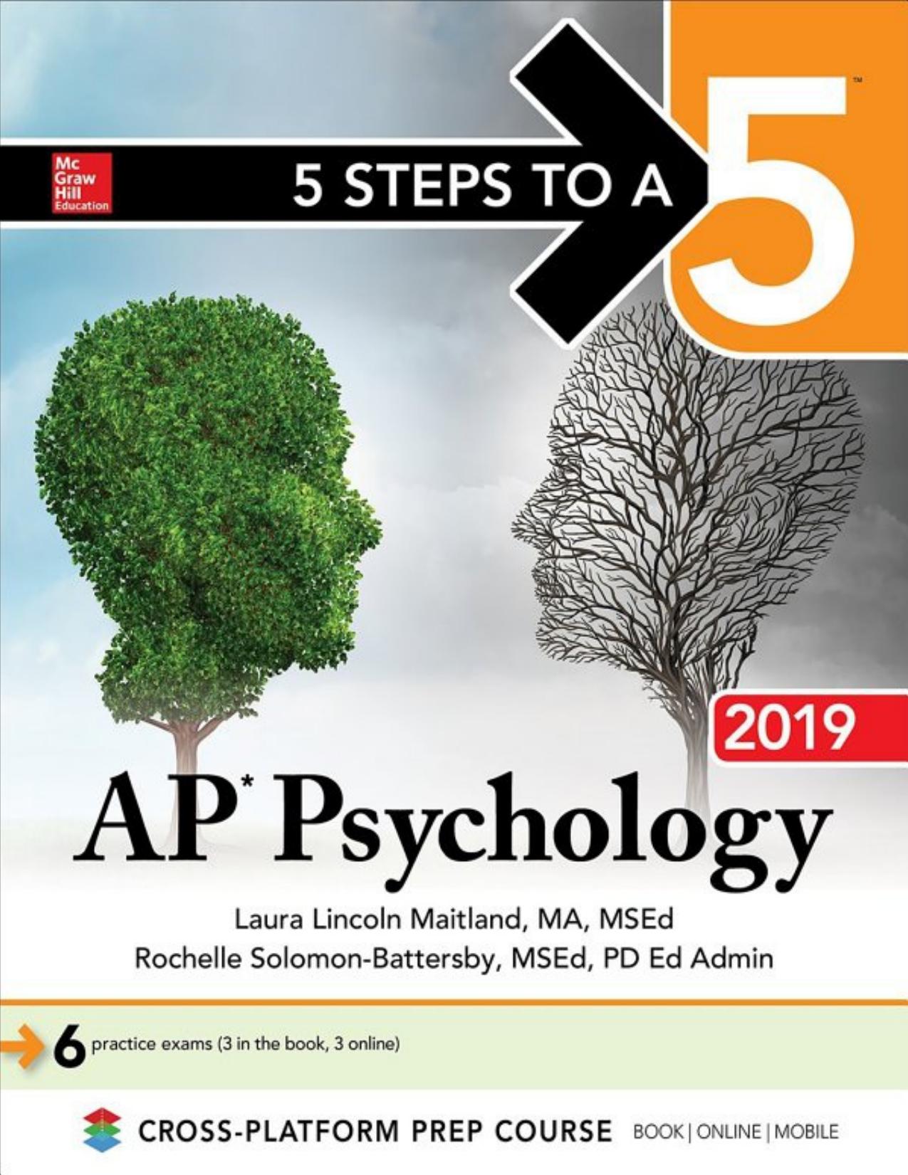 (eBook PDF)5 Steps to a 5: AP Psychology 2019 1st Edition by Laura Lincoln Maitland