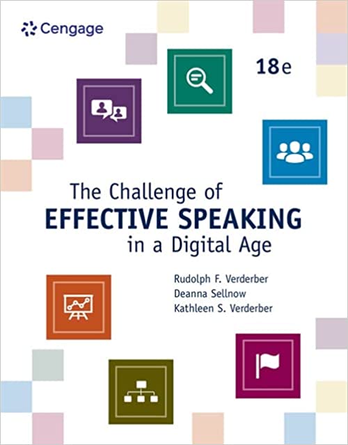 (eBook PDF)The Challenge of Effective Speaking in a Digital Age 18th Edition by Rudolph F. Verderber , Kathleen S. Verderber , Deanna D. Sellnow 