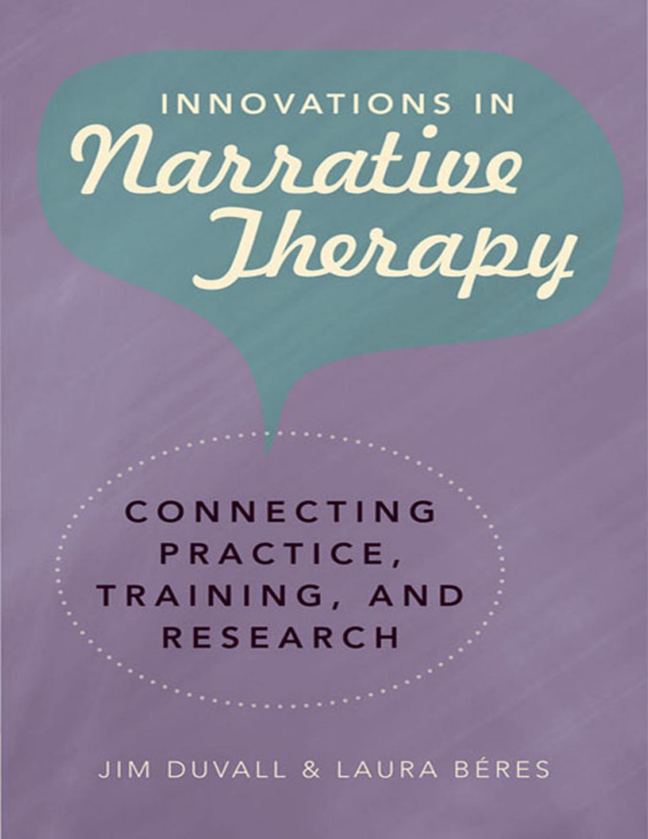 (eBook PDF)Innovations in Narrative Therapy by Jim Duvall