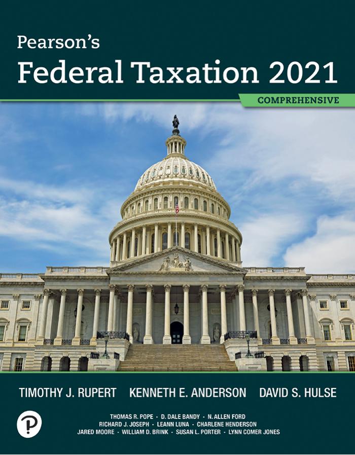 (eBook PDF)Pearson's Federal Taxation 2021 Comprehensive 34th Edition by Timothy J. Rupert,Kenneth E. Anderson