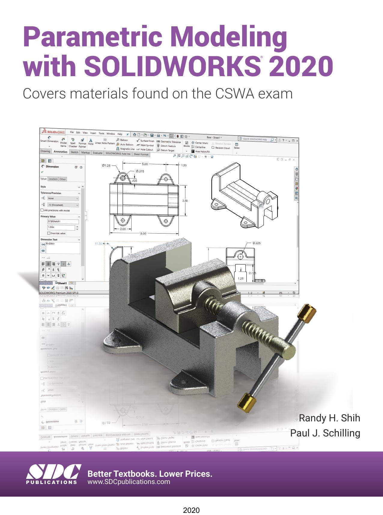 (eBook PDF)Parametric Modeling with SOLIDWORKS 2020 1st Edition by Paul Schilling,Randy Shih