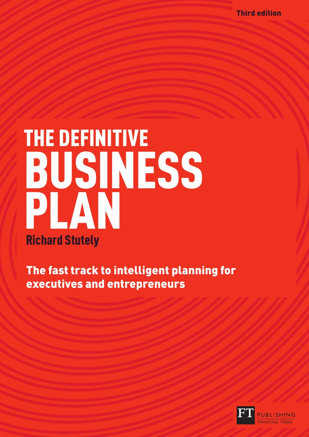 (eBook PDF)The Definitive Business Plan by Sir Richard Stutely