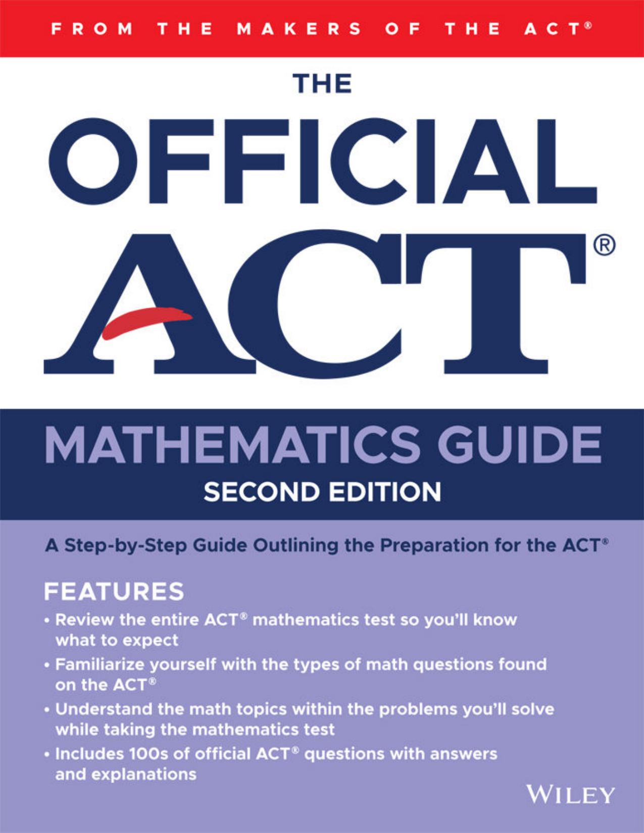 (eBook PDF)The Official ACT Mathematics Guide 2nd Edition