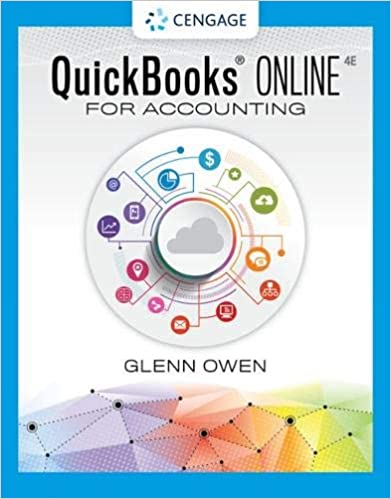 (eBook PDF)Using QuickBooks Online for Accounting 4th edition by Glenn Owen 