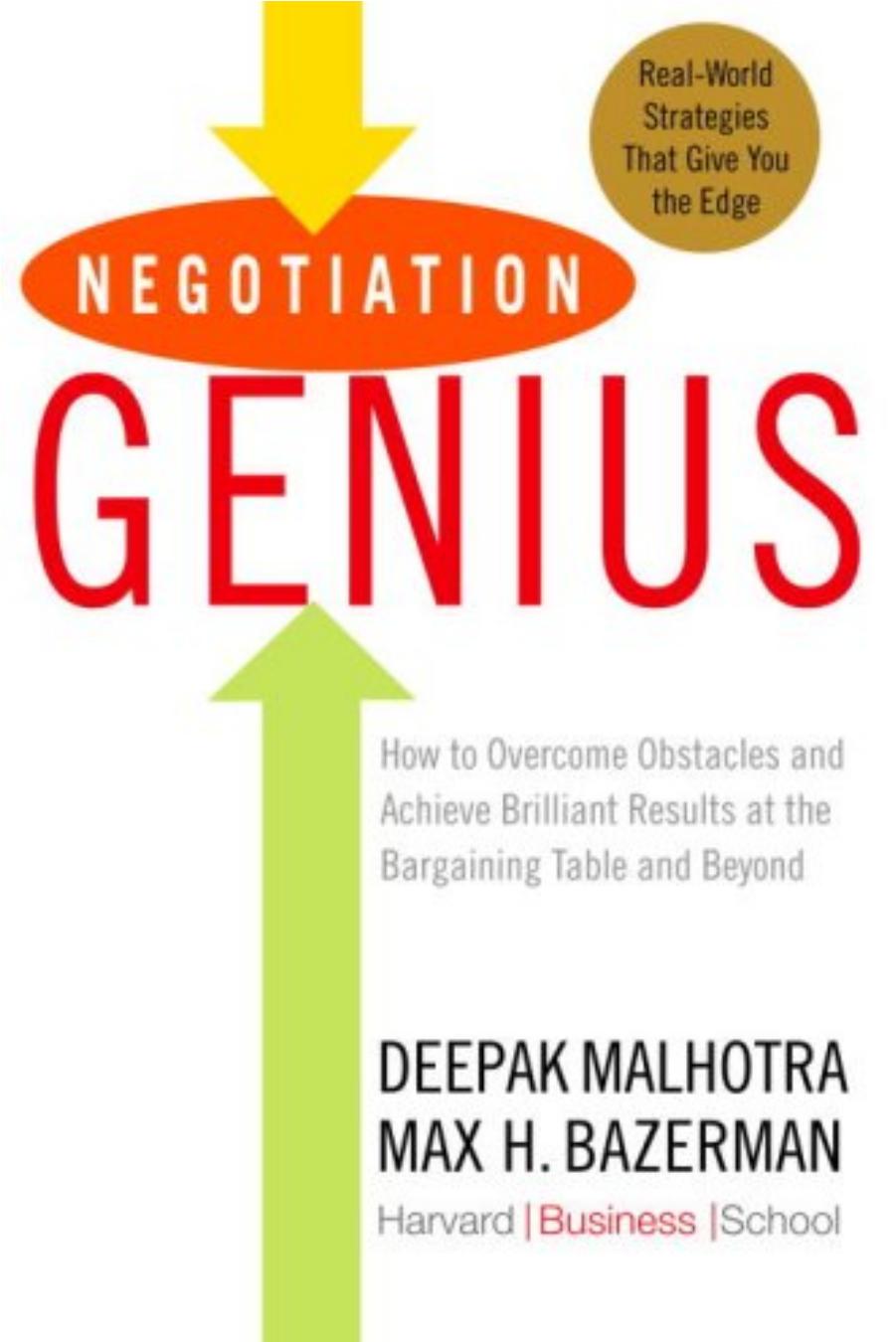 (eBook PDF)Negotiation Genius by Deepak Malhotra,Max Bazerman