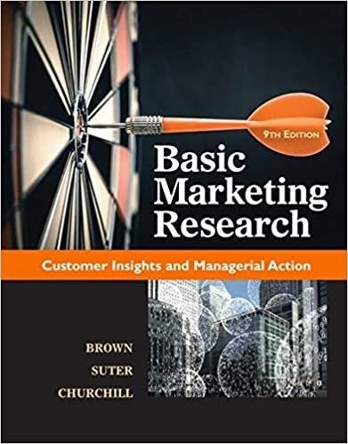 Basic Marketing Research 9th Edition by  Tom Brown