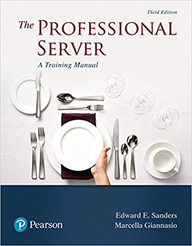 (eBook PDF)The Professional Server: A Training Manual 3rd Edition by Edward E. Sanders,Marcella Giannasio