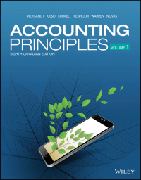Test Bank for Accounting Principles, Volume 1, 8th Canadian Edition by Jerry J. Weygandt,Donald E. Kieso