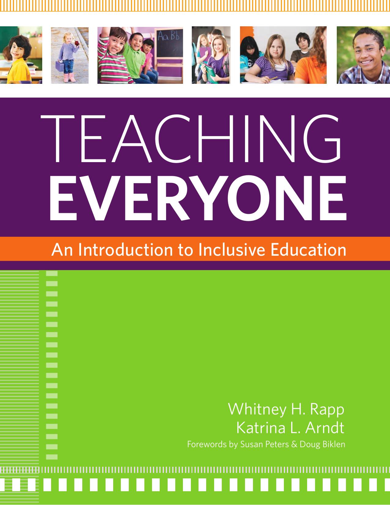 (eBook PDF)Teaching Everyone An Introduction to Inclusive Education by Dr. Whitney H. Rapp Ph.D,Dr. Katrina L. Arndt Ph.D.