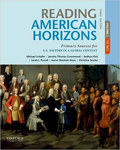 (eBook PDF)Reading American Horizons, 3rd Edition, Volume 1  by Michael Schaller , Janette Thomas Greenwood , Andrew Kirk , Sarah Purcell 