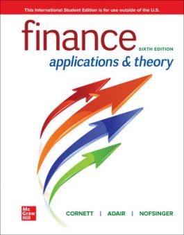 (eBook PDF)Finance Applications and Theory 6th Edition  by Marcia Cornett