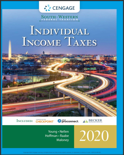 Solution manual for South-Western Federal Taxation 2020 Individual Income Taxes, 43rd Edition by James C. Young,Annette Nellen