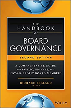 (eBook PDF)The Handbook of Board Governance: A Comprehensive Guide for Public, Private, and Not-for-Profit Board Members