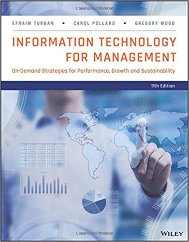 (eBook PDF)Information Technology for Management, 11th Edition by Efraim Turban , Carol Pollard , Gregory Wood 