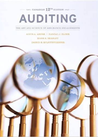 Solution manual for Auditing: The Art and Science of Assurance Engagements, Canadian Twelfth Edition