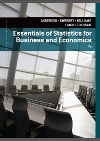 Solution Manual for Essentials of Statistics for Business and Economics 7th Edition by Anderson