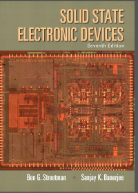 Solution Manual for Solid State Electronic Devices 7th Edition by Ben Streetman
