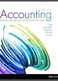Test Bank for Accounting Business Reporting for Decision Making 6th Edition by Birt