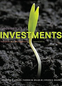 Solution manual for Fundamentals of Investments Valuation and Management 7th Edition