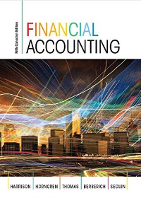 Solution manual for Financial Accounting Fifth Canadian Edition