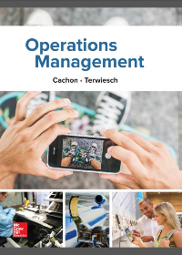 Test Bank for Operations Management 1st Edition by Gerard Cachon