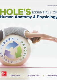 (eBook PDF)Hole’s essentials of human anatomy & physiology 13th Edition by Butler, Jackie, Lewis, Ricki, Shier, David