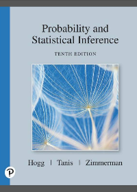 (eBook PDF) Probability and Statistical Inference 10th Edition by Robert V. Hogg