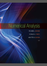 (eBook PDF)  Numerical Analysis 10th Edition by Richard L. Burden