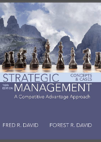 Solution manual for Strategic Management: A Competitive Advantage Approach, Concepts 16th Edition