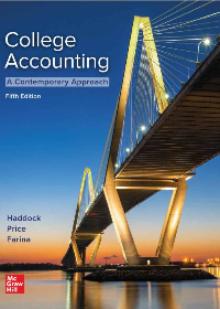 Test Bank for College Accounting (A Contemporary Approach) 5th Edition by M. David Haddock