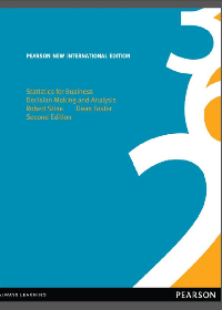 (eBook PDF) Statistics for Business: Pearson New International Edition