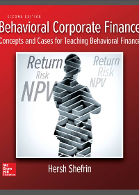 (eBook PDF) Behavioral Corporate Finance 2nd Edition