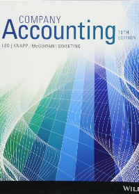 Test Bank for Company Accounting 10th Edition