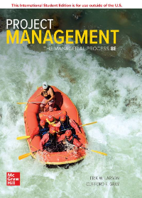 Test Bank for Project Management: The Managerial Process 8th Edition by Erik W. Larson,Clifford F. Gray