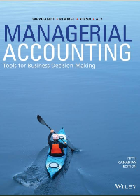 (eBook PDF)Managerial Accounting: Tools for Business Decision-Making by Jerry J. Weygandt