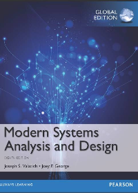 (Test Bank)Modern Systems Analysis and Design 8th global by Joseph Valacich , Joey F. George 