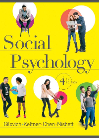 Test Bank for Social Psychology 4th Edition