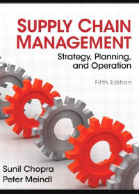 Solution manual for Supply Chain Management 5th Edition