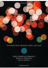 Test Bank for Basic Marketing Research: Pearson New International Edition 4th Edition