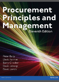 (eBook PDF) Procurement, Principles & Management 11th Edition