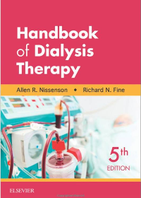 (eBook PDF)Handbook of Dialysis Therapy, 5e 5th Edition by Allen R. Nissenson MD FACP , Richard E. Fine MD  Elsevier; 5 edition (November 23, 2016)