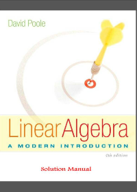 Linear Algebra: A Modern Introduction 4th Edition