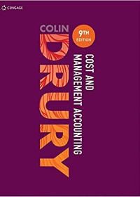 (eBook PDF)Cost and Management Accounting 9th Edition by Colin Drury  Cengage Learning EMEA; 9th edition edition (10 Mar. 2018)