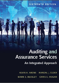 Test Bank for Auditing and Assurance Services 16th Edition