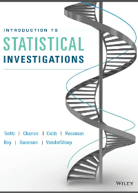 Introduction to Statistical Investigations 1st Edition
