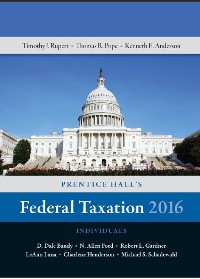 Solution manual for Prentice Hall's Federal Taxation 2016 Individuals 29th Edition