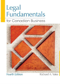 (eBook PDF)Legal Fundamentals for Canadian Business 4th Edition by Pearson Canada; 4th edition (March 10 2015)