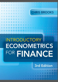 Introductory Econometrics for Finance 3rd Edition