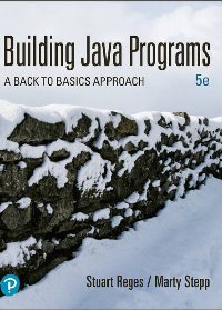 (eBook PDF)Building Java Programs: A Back to Basics Approach, 5th Edition by Stuart Reges, Marty Stepp