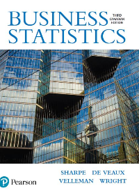 Test Bank for Business Statistics, Third Canadian Edition